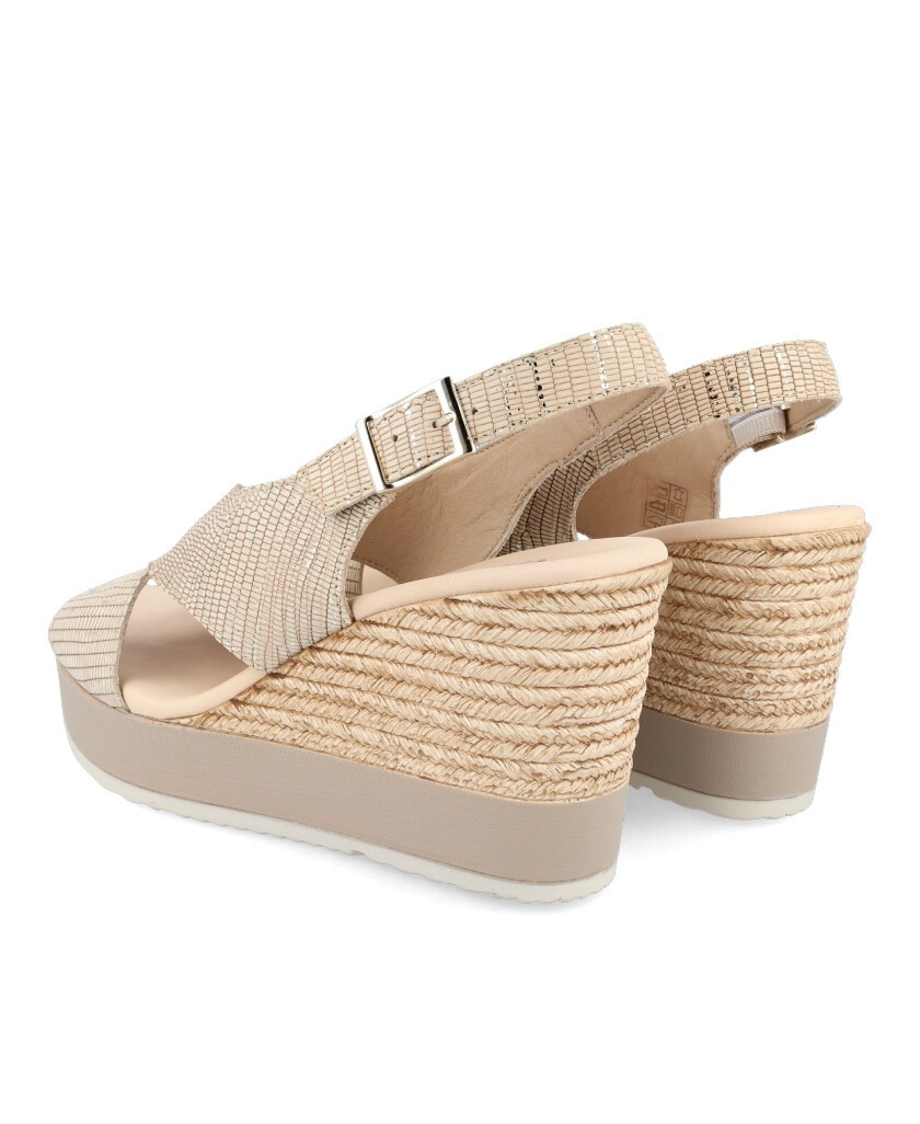 beige wedge sandals