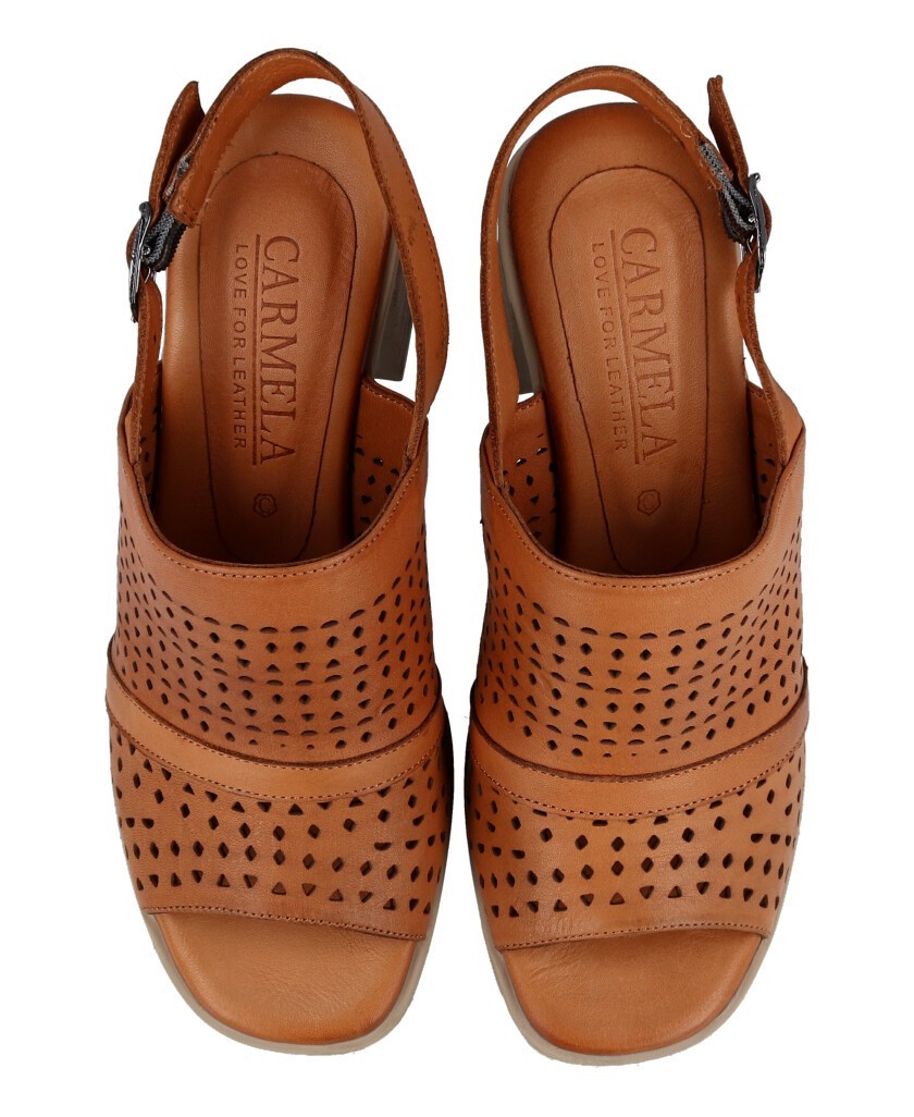 sandalias tacón medio ancho