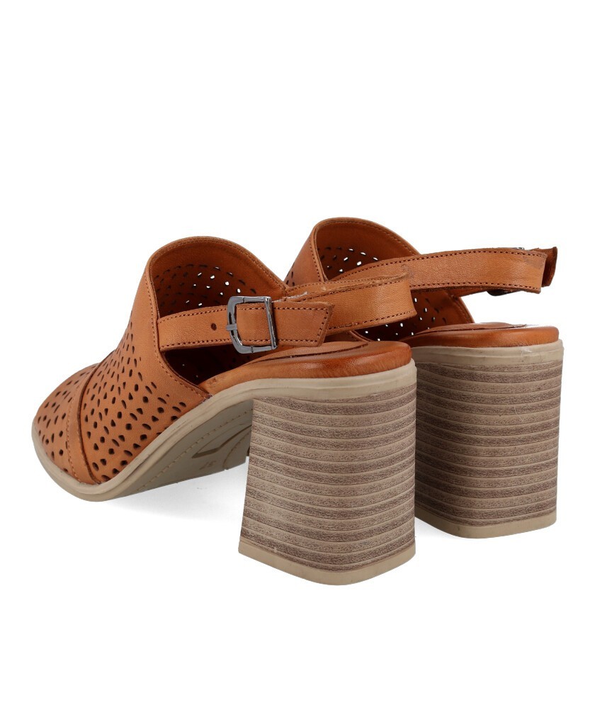 sandalias piel mujer