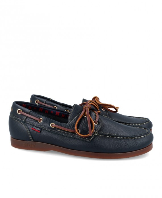 Callaghan Yate 51600 Men's navy blue boat shoes