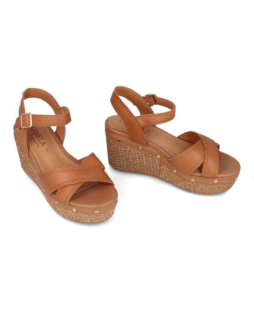 high wedge sandals