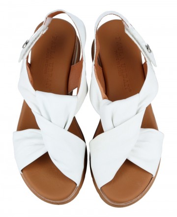 white platform sandals