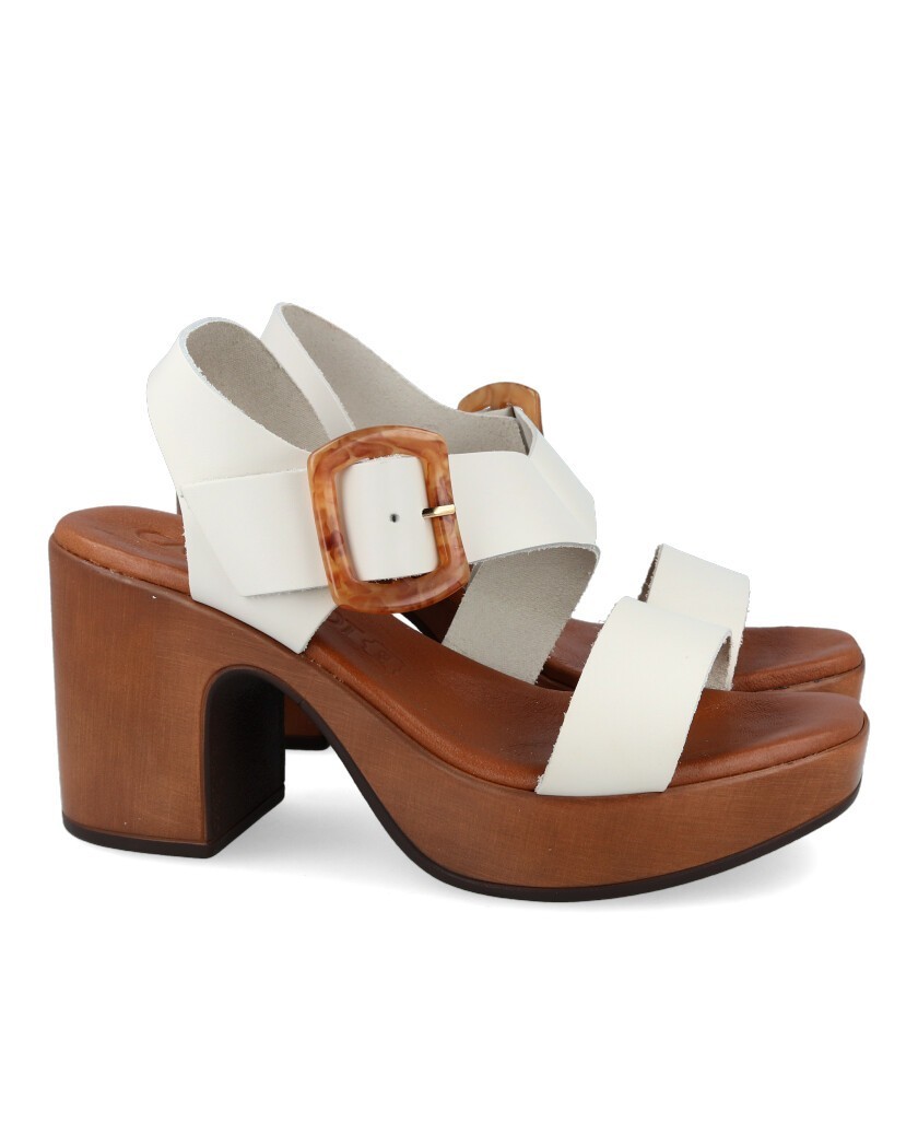 Catchalot Salma 5245 Leather and wide heel sandal