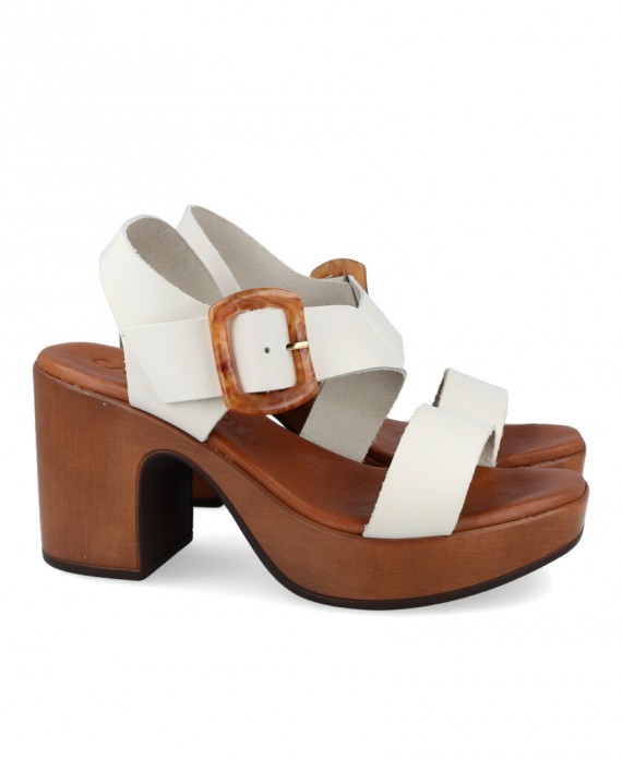Catchalot Salma 5245 Leather and wide heel sandal