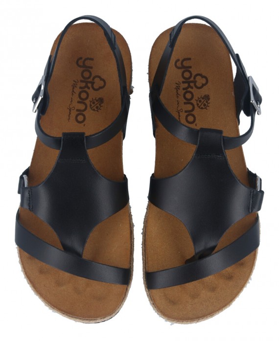 Yokono Chipre 021 black sandals