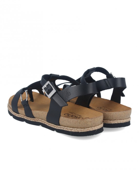 Yokono Chipre 021 black sandals