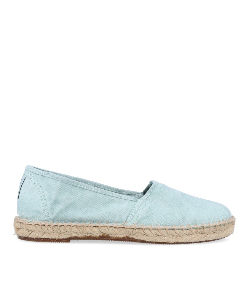 green espadrille woman
