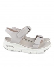 Sandalia beige plataforma Skechers Arch Fit 119247 Sandalia beige plataforma Skechers Arch Fit 119247