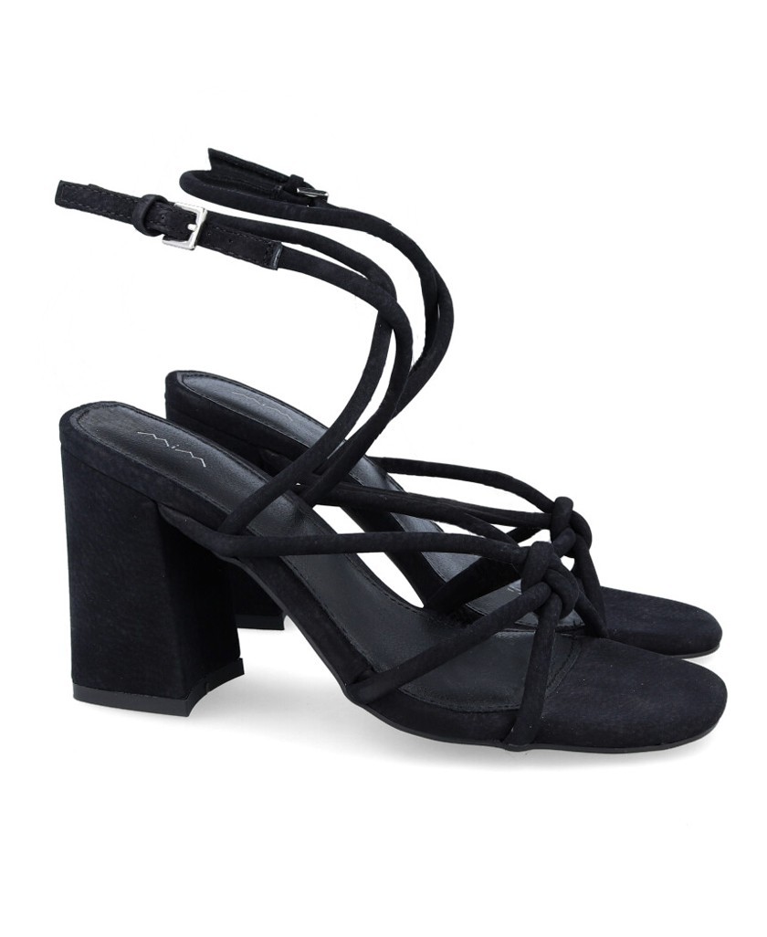 MIM MAX suede heeled sandal