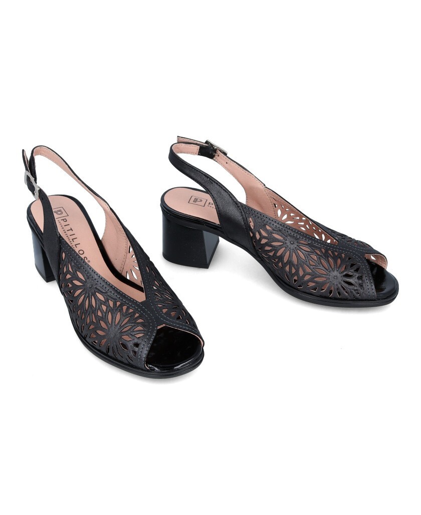 Sandalia floral destalonada Pitillos 5171