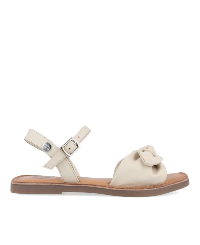 Sandalias de piel para ni a Gioseppo Xapuri 68749 en beige