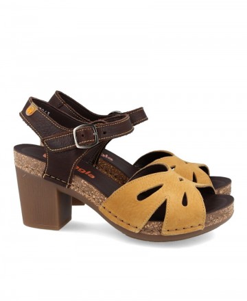 Jungla 7843-230-20 Heeled leather sandals