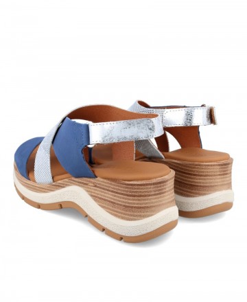 Sandalias plataformas Paula Urban Nabuk 27-560