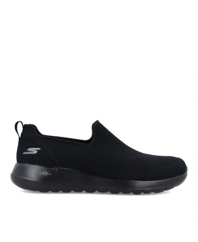 Skechers go walk black hot sale shoes