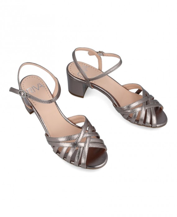 Silver heeled sandals Riva Di Mare 43561
