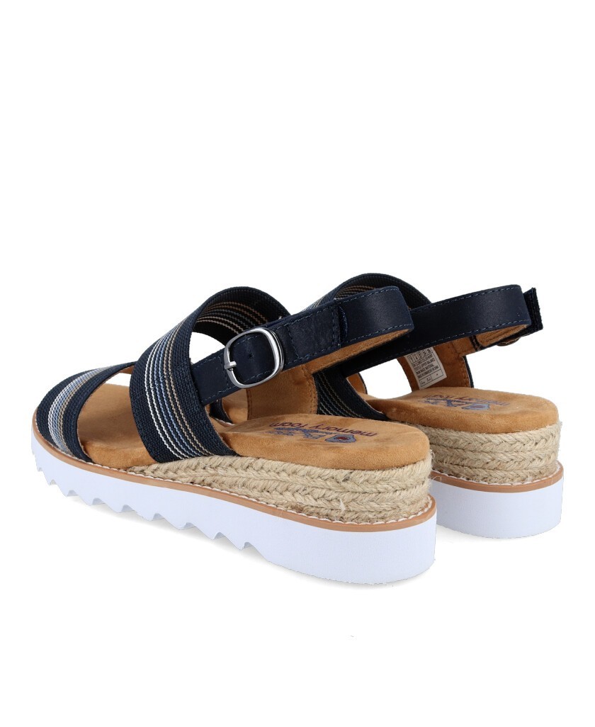 Jute platform sandal Skechers Bobs Desert 113863