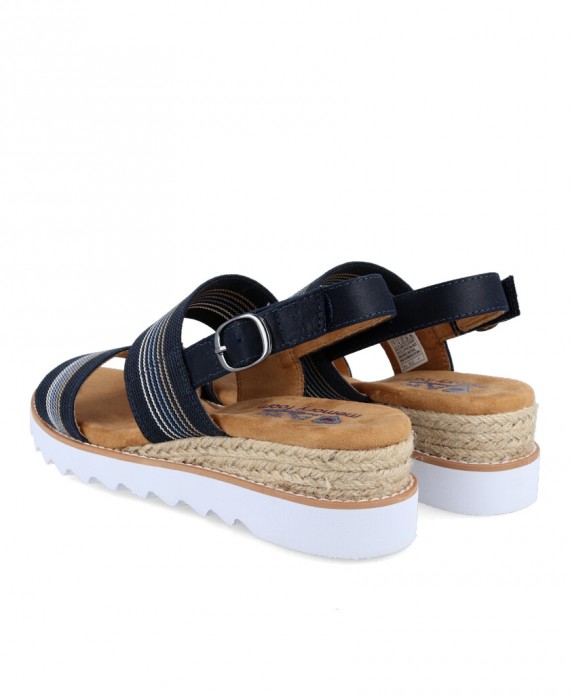 Jute platform sandal Skechers Bobs Desert 113863