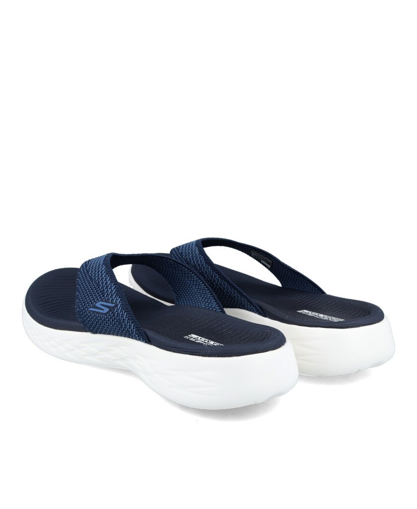 Skechers flip best sale flops navy blue