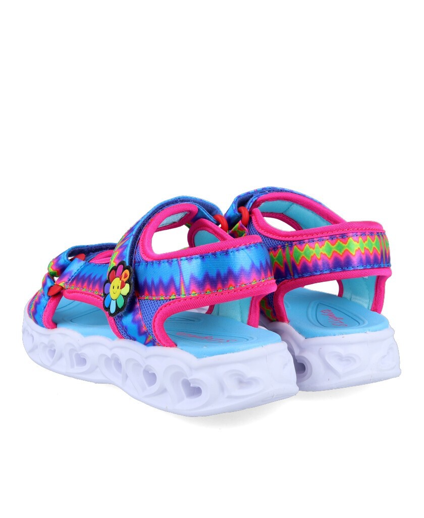 Skechers Heart Lights Miss Vibrant 302675 Sandal with Lights