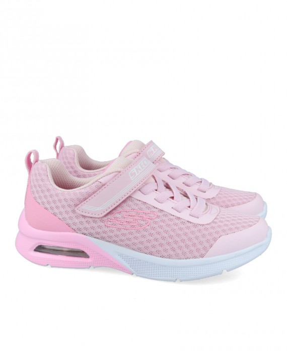 Pink shoe girl Skechers Microspec Max 302343