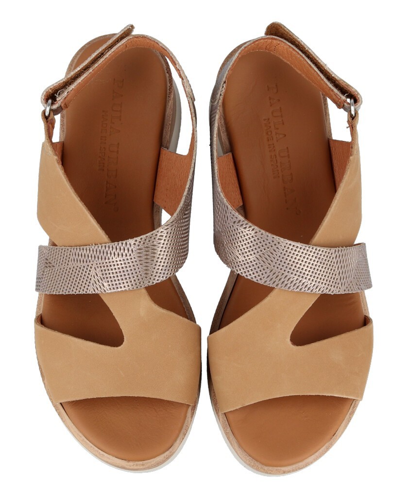 Sandalias piel plataforma Paula Urban 27-560