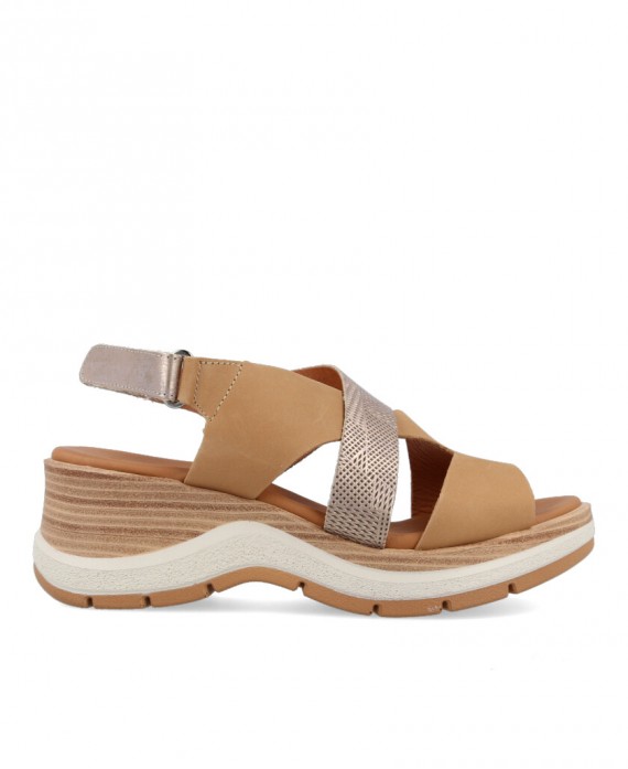 Platform leather sandals Paula Urban 27-560