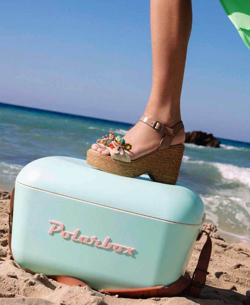 High heeled sandals Porronet Mirta taupe 2994