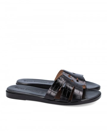 women shoes - Low leather sandals Bryan 2517