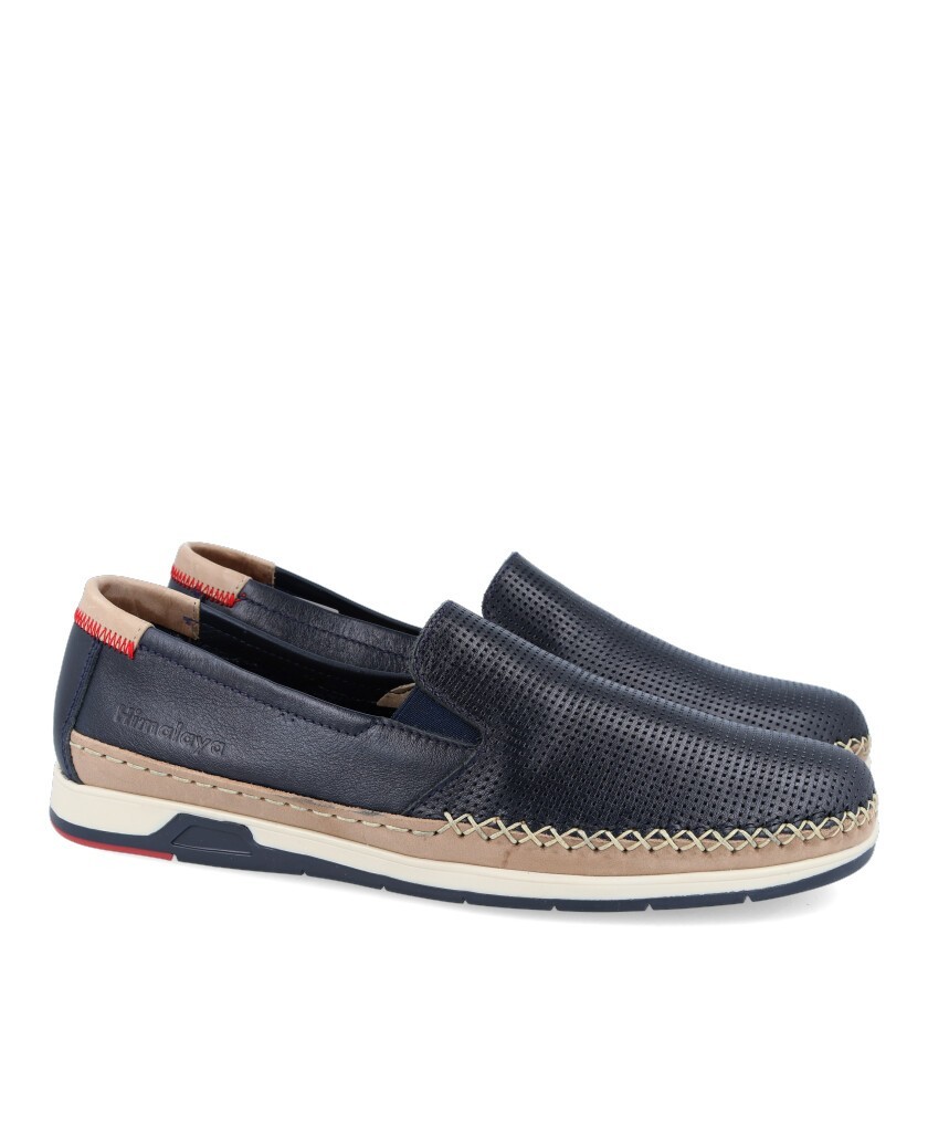 Mocasines azul marino Himalaya 3044
