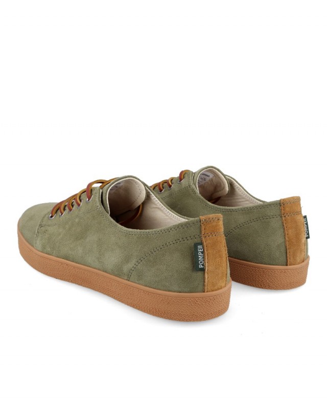 Zapatilla plataforma Pompeii Higby Canvas Caramel de hombre