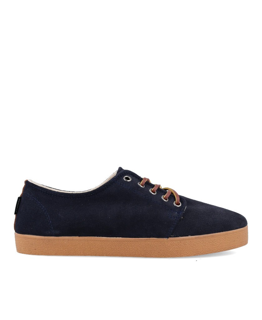 Pompeii Higby Canvas Ocean Caramel Blue Sneaker