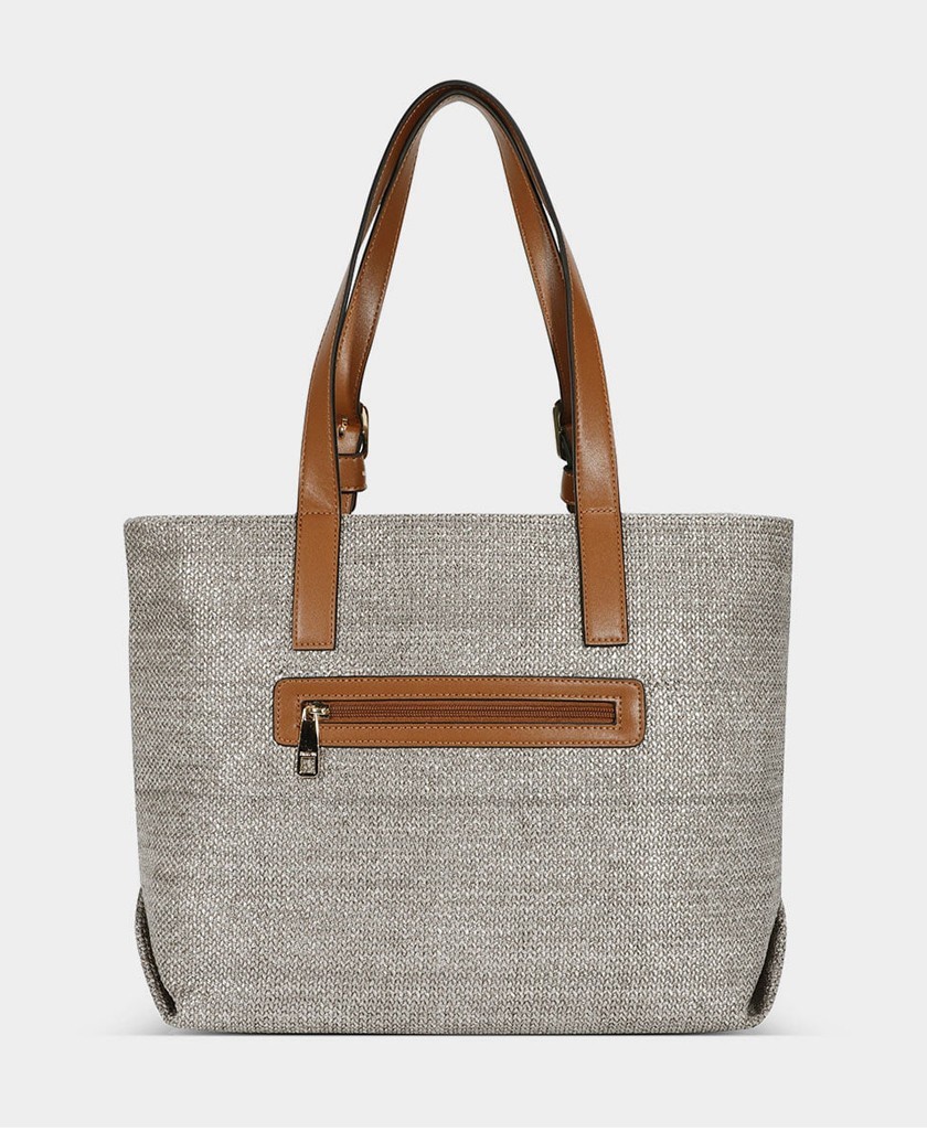 Binnari Fatima 19563 Women's shopper bag in gray color