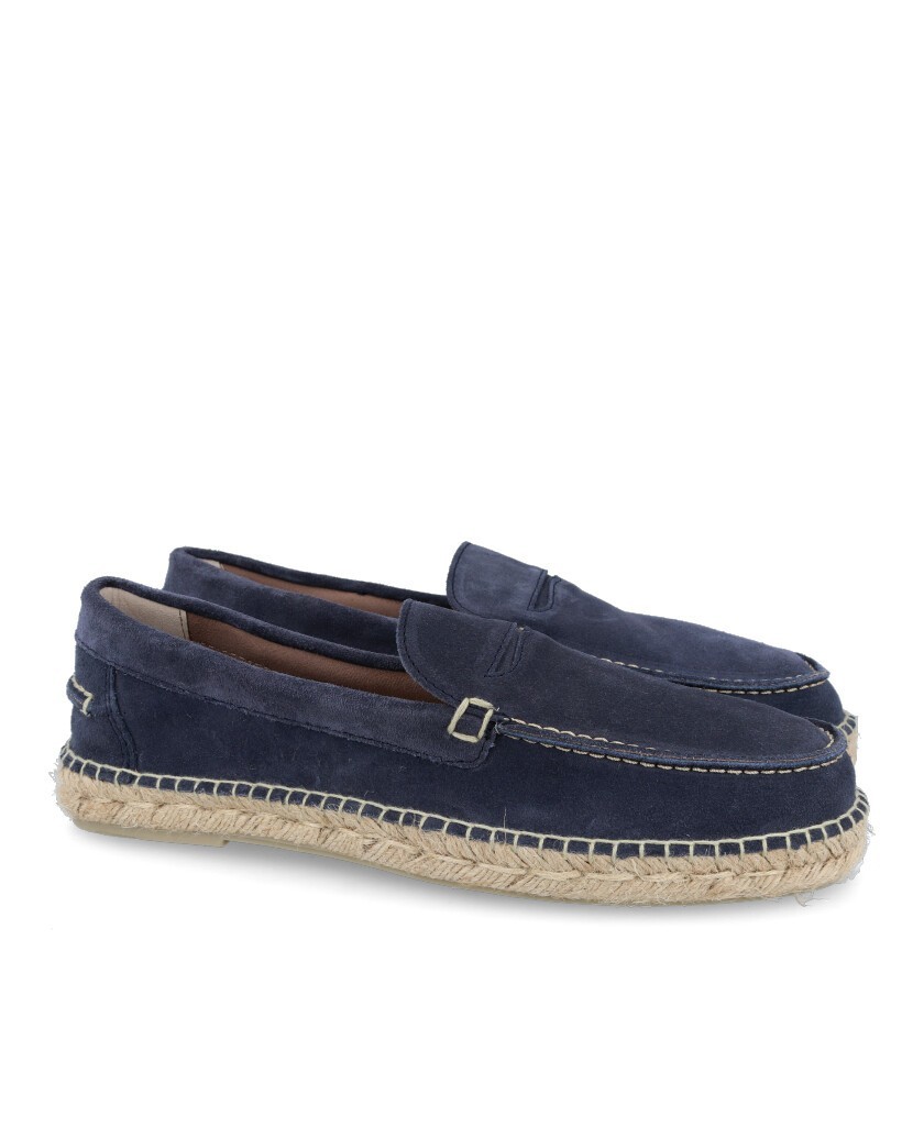 Zapatos de piel y yute Natural World Dalton 8192