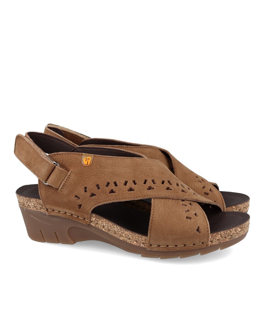 Jungla 6882 Comfortable mid-wedge sandals