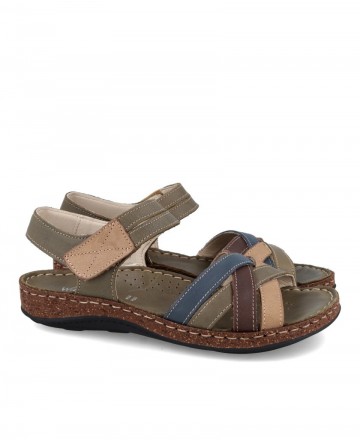 Walk & Fly 3861-43170 Roman leather sandals