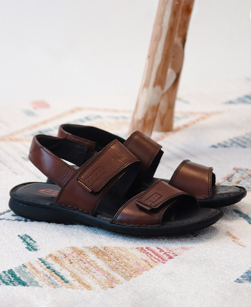 men's leather sandals