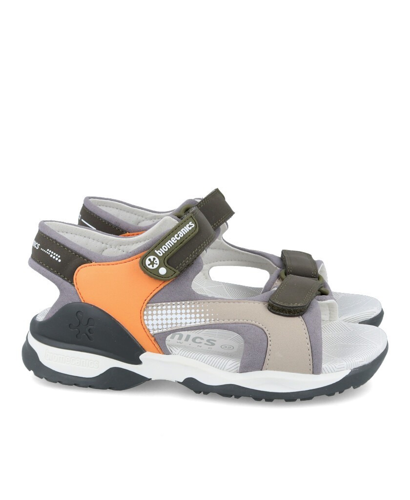 Biomecanics 232275 Leather sandals for boys in green