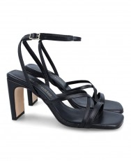 Sandalia de vestir tacón negro Bryan Viena 6300 Sandalia de vestir tacón negro Bryan Viena 6300
