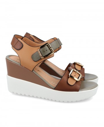 Stonefly Ely 17 219135-A2K High wedge sandals