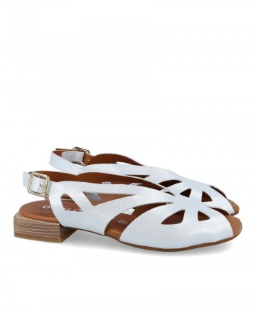 Dchicas 5236 Peep Toe sandals with low heel
