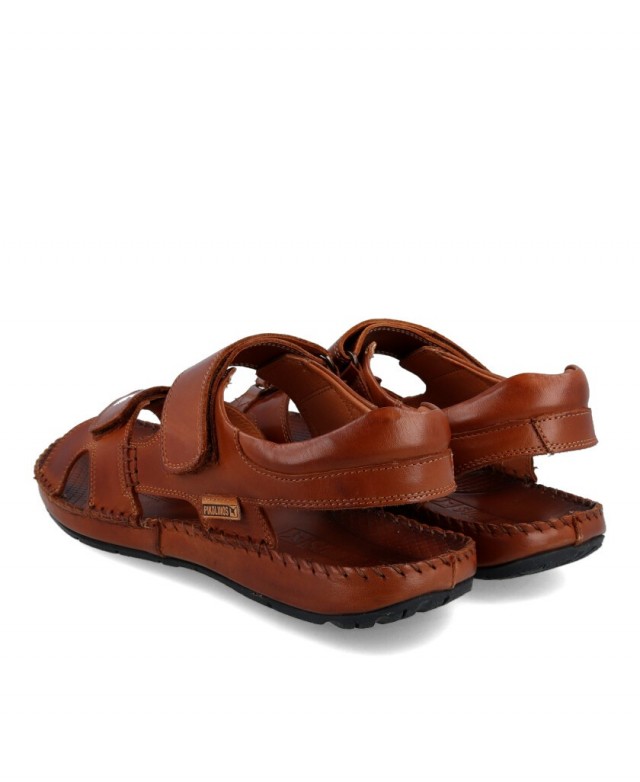 Pikolinos Tarifa 06J-5818 Leather sandals for men in brown