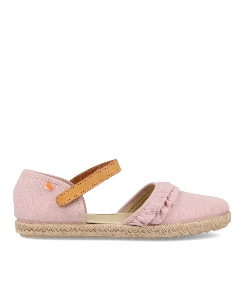 Vulladi 1367-719 Flat ruffled espadrilles for girls