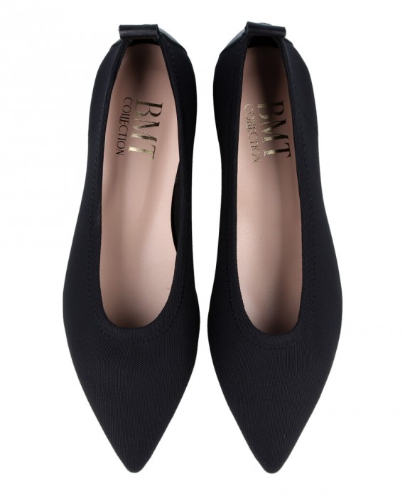 black low heel shoes