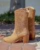 Botas veraniegas piel troquelada Alpe Alina 2027 Botas veraniegas piel troquelada Alpe Alina 2027