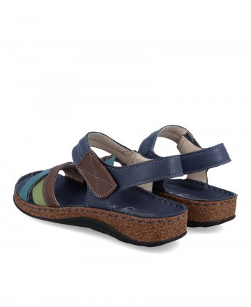 Blue sandals Walk & Fly Mediterraneo 3861 43170