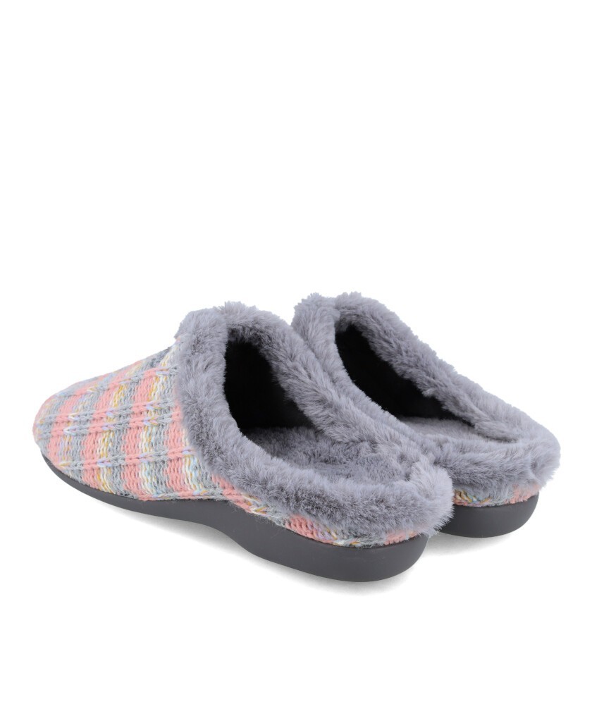 women's striped house slipper