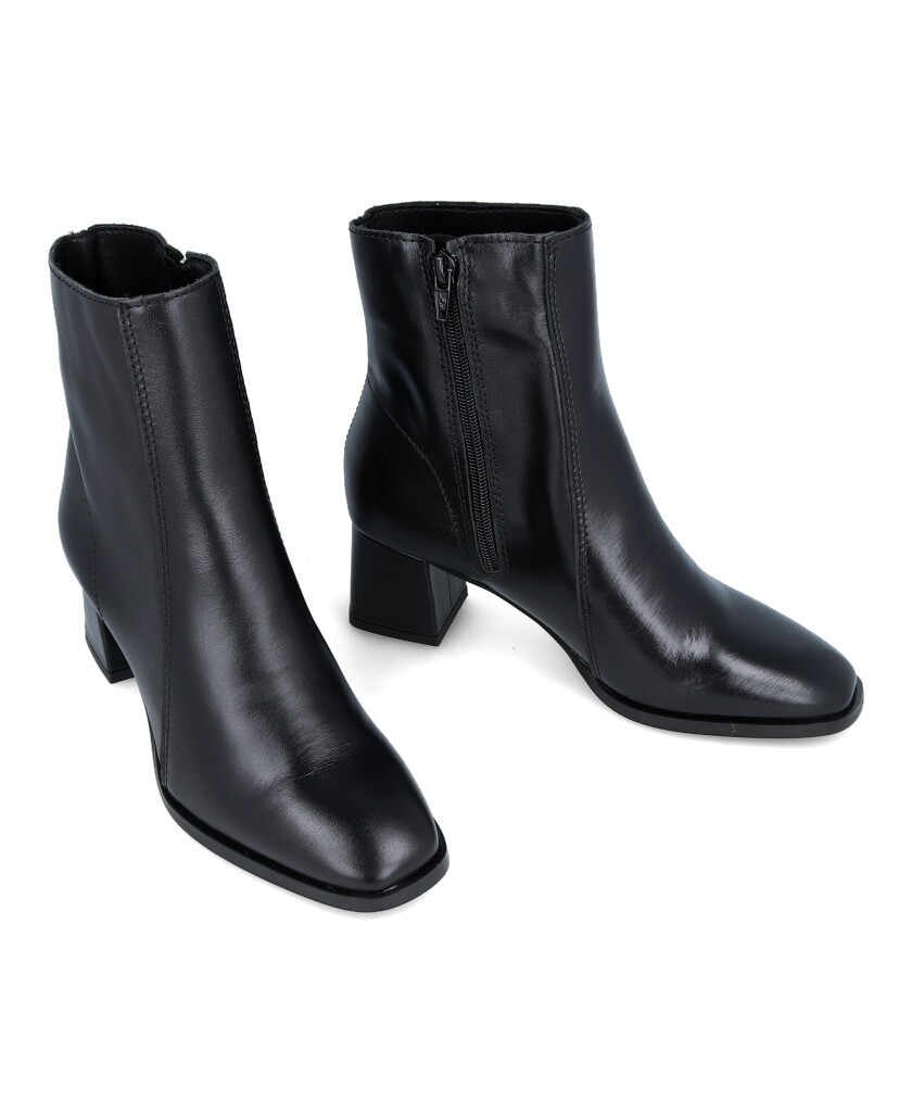 chunky heel ankle boots