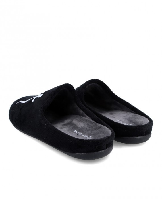 black men's house slippers