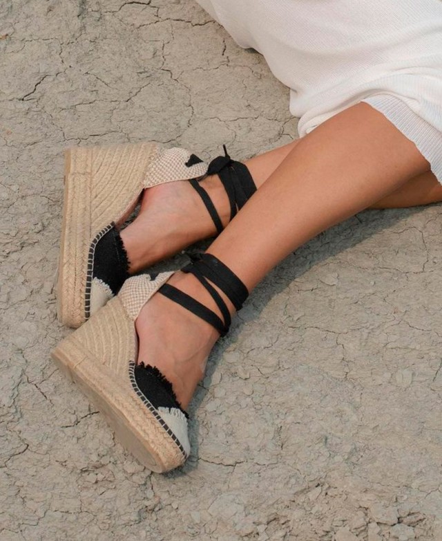 Macarena store leather espadrilles