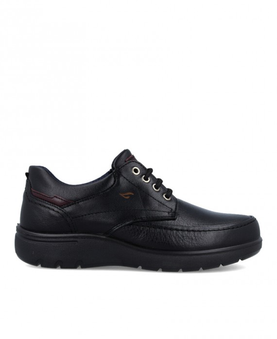 Zapatos para hombre en color negro Caracteristicas con cordones altura de piso 4 cm piso de goma termoplastica exterior piel e